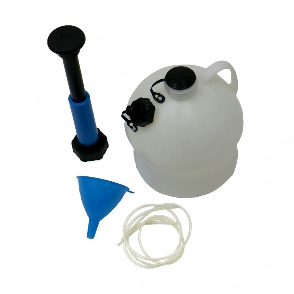 image 1 of Oypla 4 Litre Oil Fluid Extractor Fuel Pump Syphon Transfer 4L