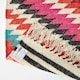 image 5 of Homescapes Manila Handwoven Diamond Kilim Wool Hall Runner - 66 x 200 cm | Pink | Pink, orange, blue, white and black