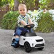image 2 of AIYAPLAY Land Rover Licensed 6V Kids Electric Ride On Car, 2-in-1 Sliding Car, Battery Powered Car with Headlights, Music, Horn, for 18-60 Months, White