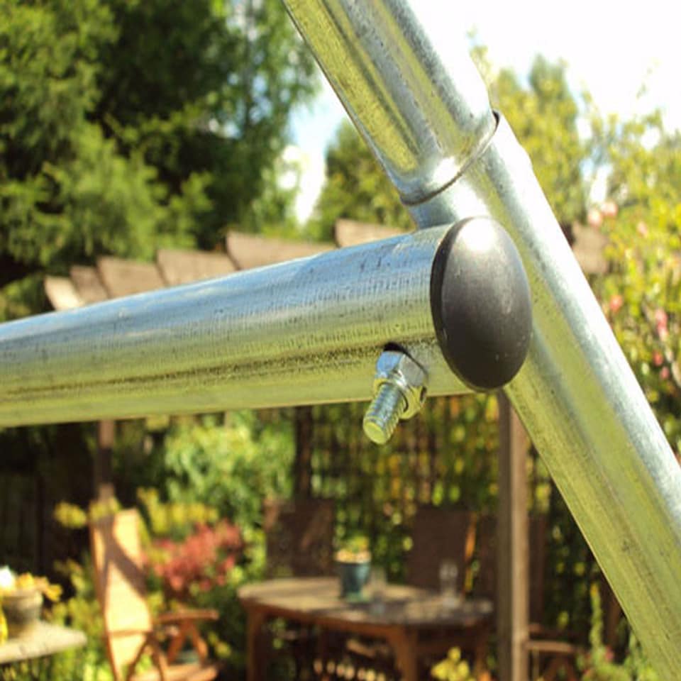 image 1 of 8m x 3m (27' x 10' approx) Pro+ Polytunnel Greenhouse - Green