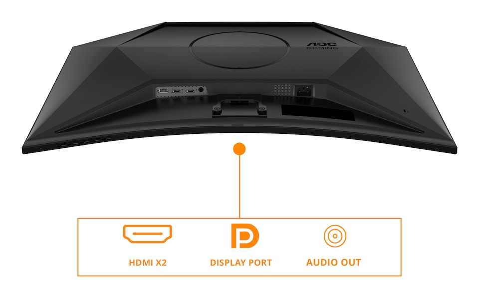 image 1 of AOC G4 CQ32G4VE 32" Quad HD 180Hz 0.5ms Gaming Monitor | Black | Black, Grey | 69.7 cm