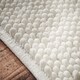 image 2 of Bianca Aspen Bobble Bath Mat | White | 50x80cm