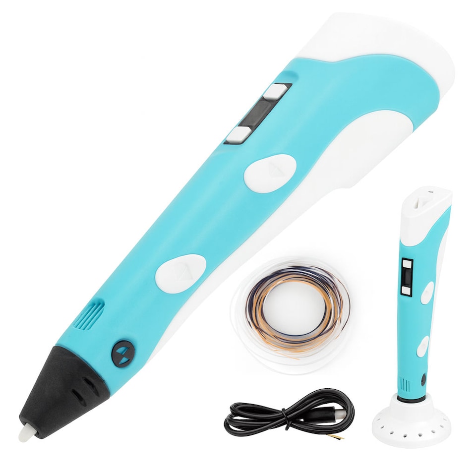 image 1 of 3D Printing Pen Starter Kit with PLA Filaments | Adjustable Temperature 3D Drawing Pen for Kids & Adults | Creative Craft & Modelling Pen Set