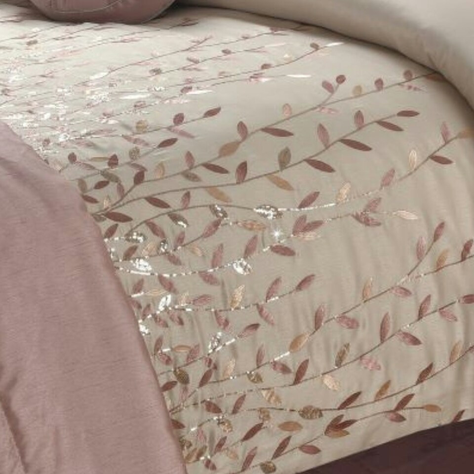 image 1 of Kampala Hill Marie Duvet Cover Set Pink Pink | Pink | Double