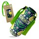 image 1 of Bottlesoc Bottle Carrier with Shoulder Strap Tropical Flower Green | ONE SIZE