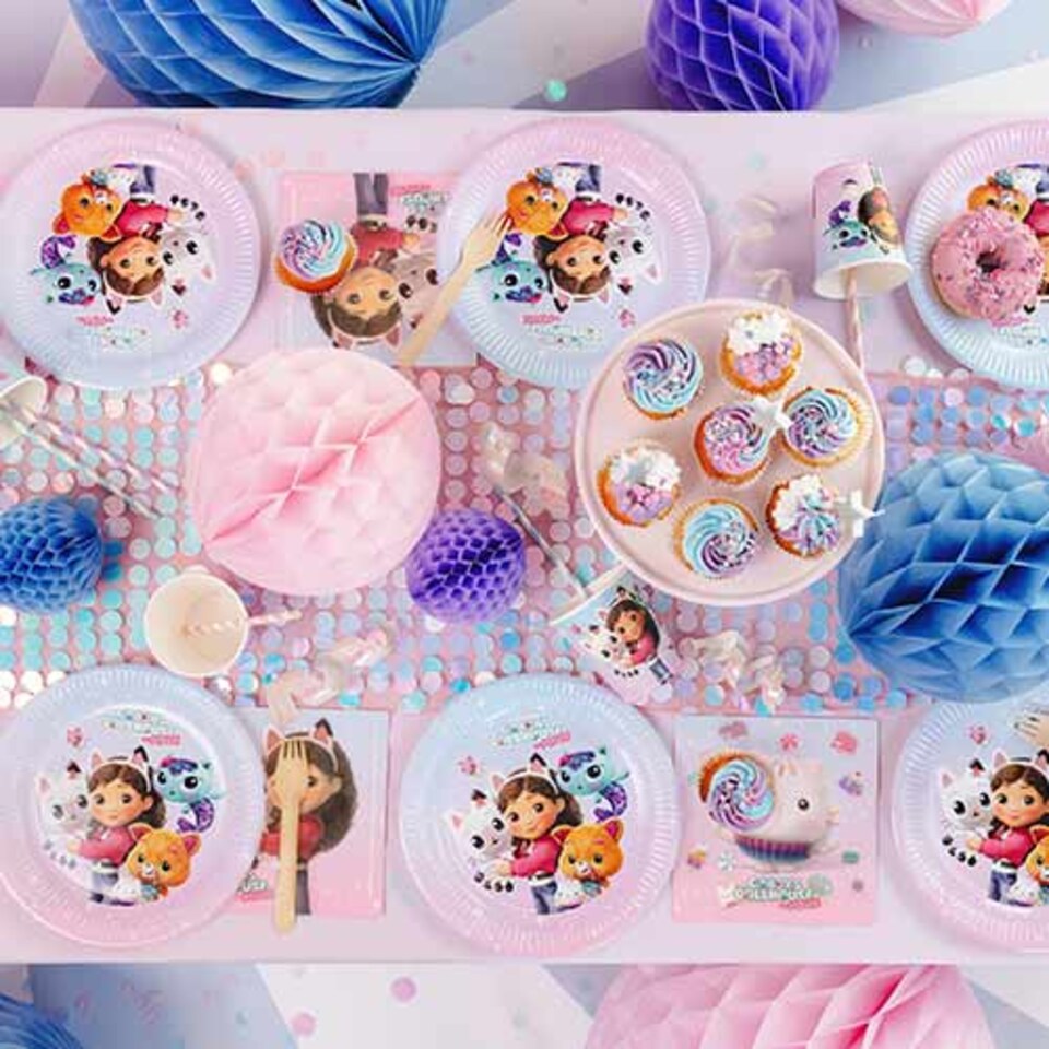 image 1 of Gabby's Dollhouse Round Paper Plates 23cm - Pack of 6