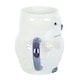 image 3 of Something Different Iridescent Owl Mug - White/Blue - One Size