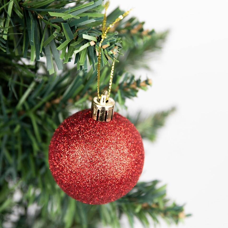 image 1 of Dark Red Baubles 5CM 9PCS