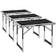 image 1 of Folding Table Trestle Camping Party Picnic BBQ Stall Garden Indoor Outdoor