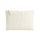 image 1 of Westford Mill Striped Organic Cotton Pouch - Red - 11.5cm x 20cm Red