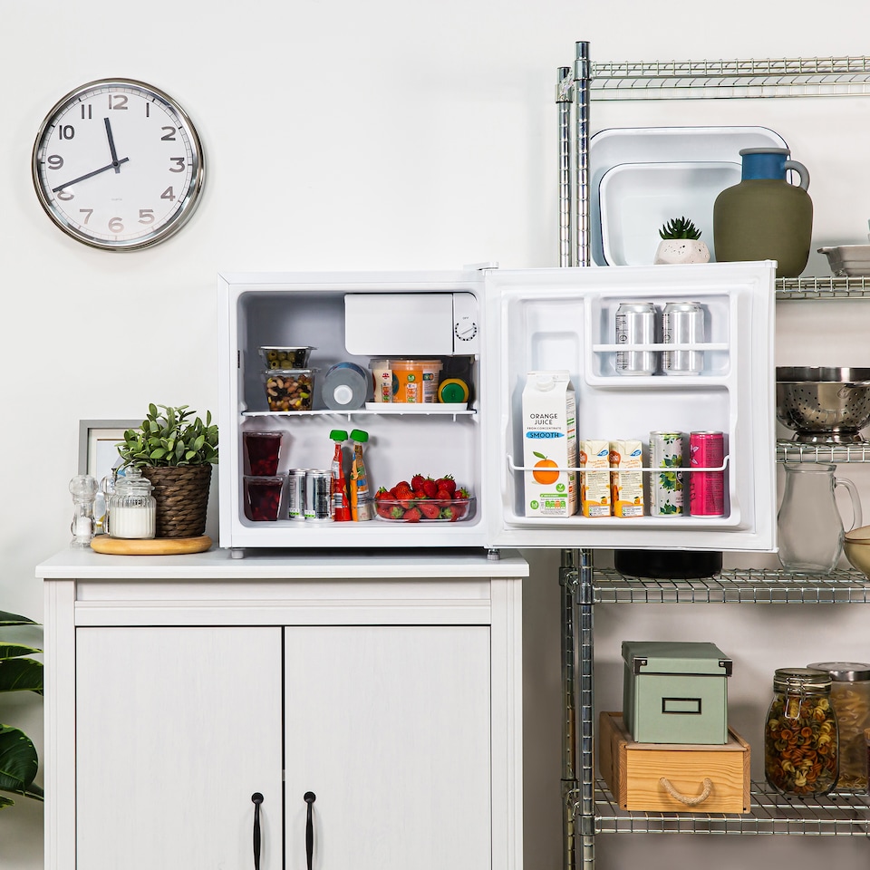 image 1 of Abode Mini Fridge Table Top 43 Litre Ice Box White ATTF0E1W