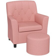 AIYAPLAY Kids Sofa Set with Footrest for Playroom Bedroom 