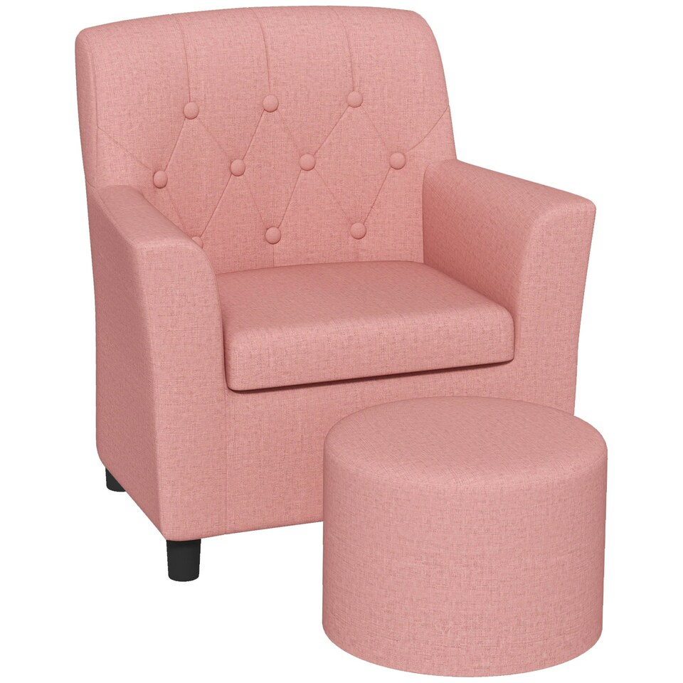 image 1 of AIYAPLAY Kids Sofa Set with Footrest for Playroom Bedroom 