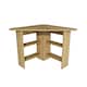 image 1 of Corner Computer Desk with Shelves | Yellow | Sapphire Oak | 1