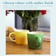 image 3 of Argon Tableware New Bone China Mugs - 330ml - Green Ombre - Pack of 6 | Green | Green | 6
