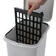 image 4 of Living and Home 18L 2-Tier Dry Wet Separation Trash Bin with Divider | Grey