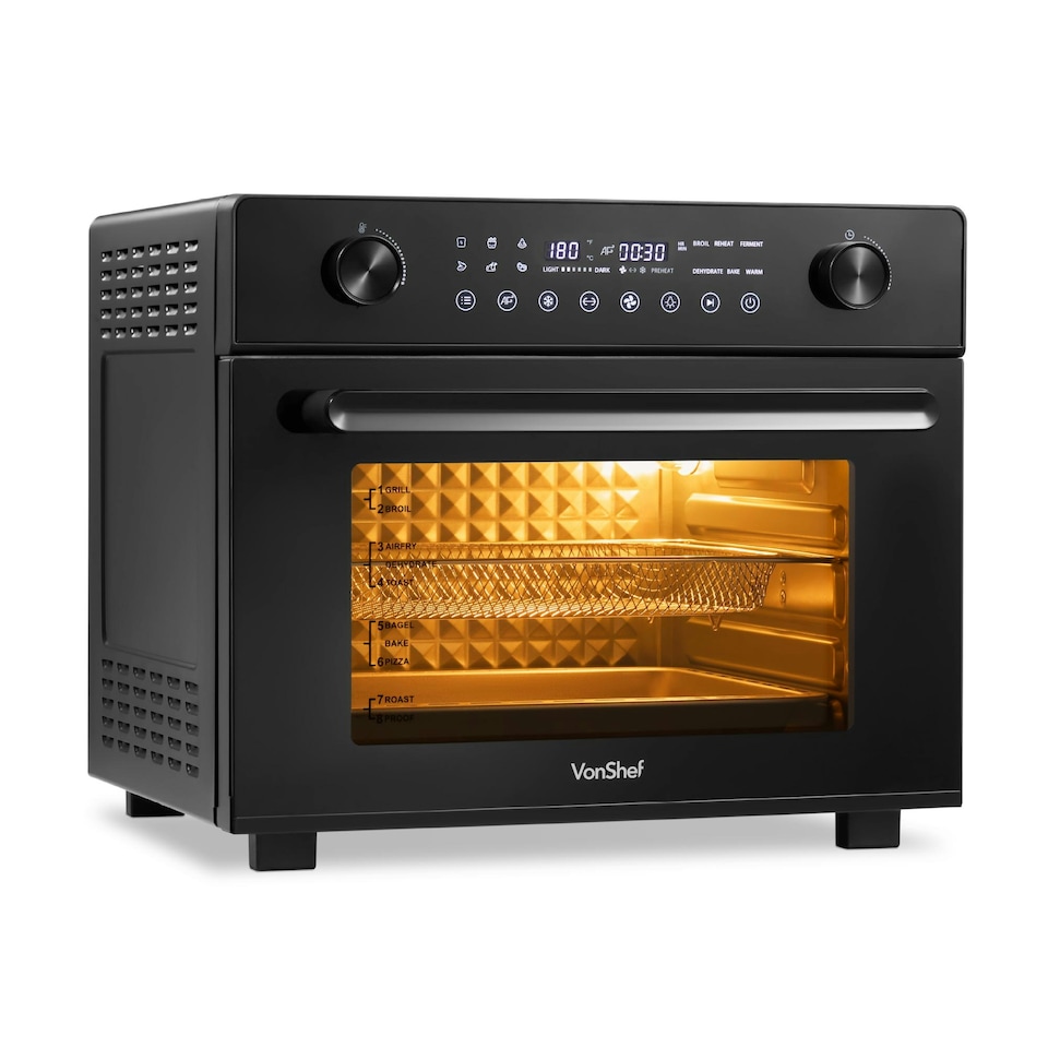 image 1 of Air Fryer Oven 28L with Rotisserie Digital Countertop 1800W