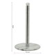 image 5 of Interiors by Premier Stable Chrome Kitchen Roll Holder With Marble Base, Elegant Design Kitchen Holder, Sturdy Roll Holder