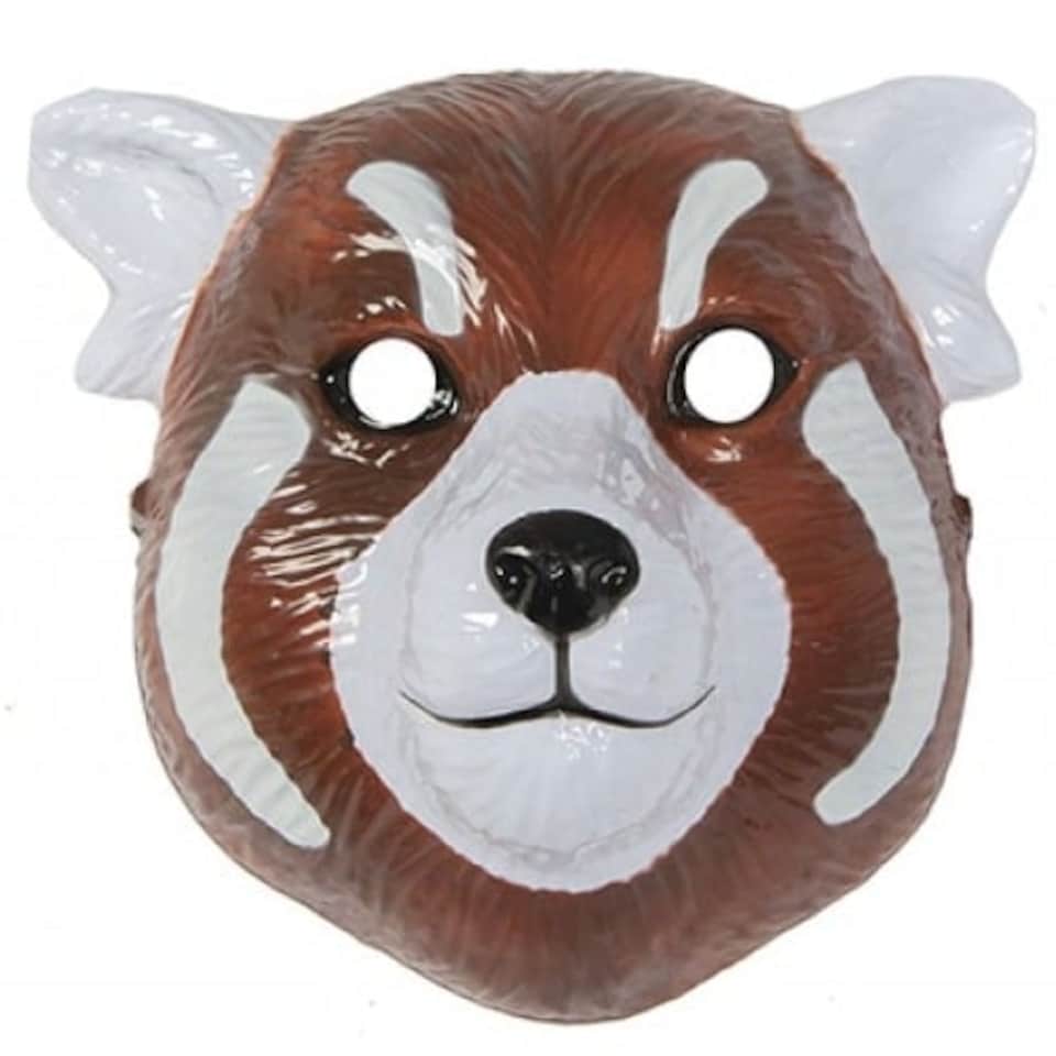 Red Panda Plastic Face Mask 22cm