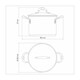 image 5 of Tramontina Stainless Steel Stock Pot 28cm (11.4l)