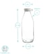 image 3 of Argon Tableware Tallo Glass Bottle - 1 Litre - Clear | Clear | Clear
