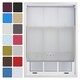 image 1 of FURNISHED Daylight Roller Blinds with Triple Diamond Eyelet Cut to Size Sheer Fabric | Grey | Grey | (W) 90cm x (L) 165cm