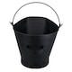 image 3 of Fireplace Waterloo Style Black Coal Log Burner Scuttle Bucket Wide Mouth Fire