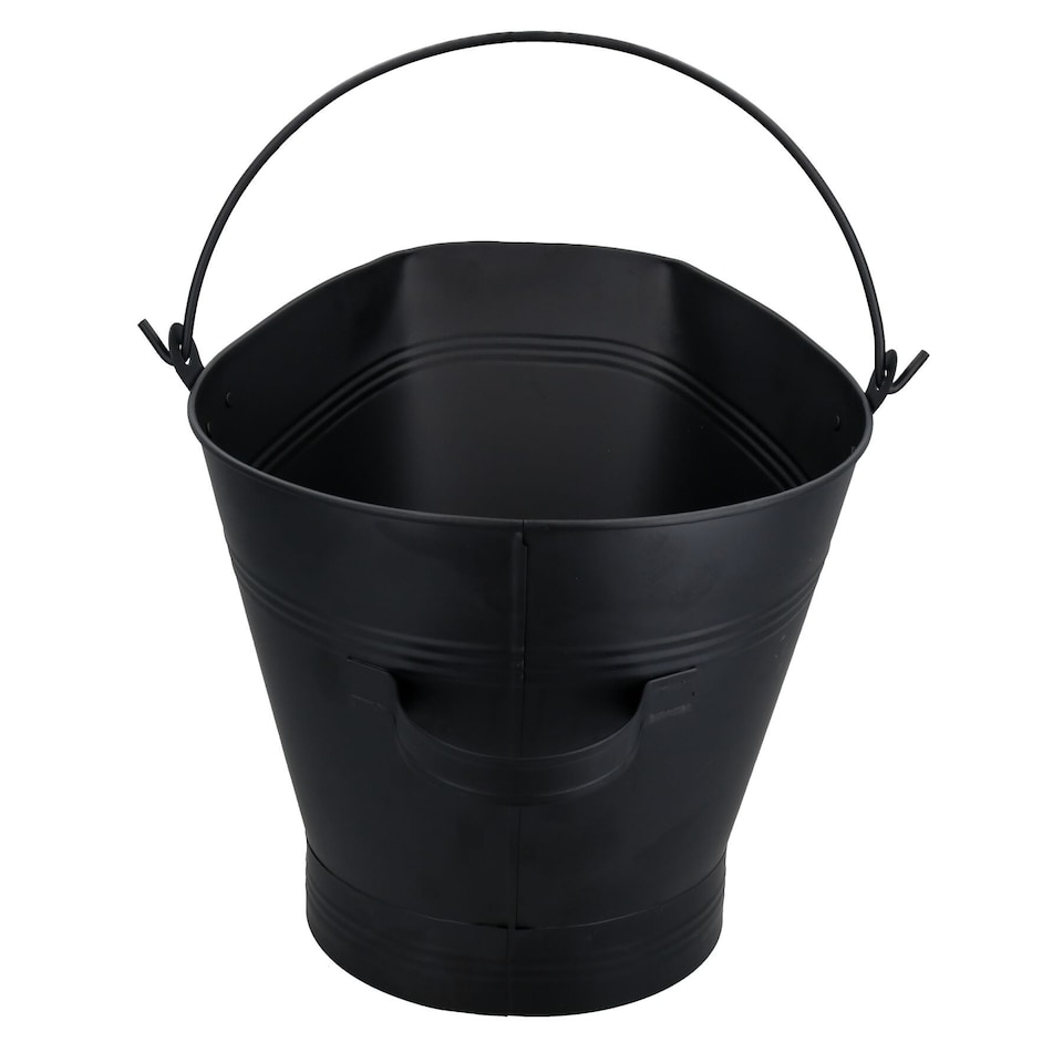image 1 of Fireplace Waterloo Style Black Coal Log Burner Scuttle Bucket Wide Mouth Fire