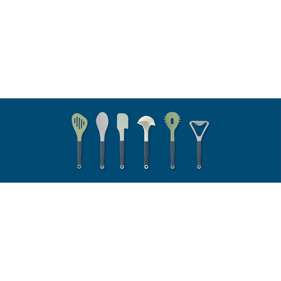 image 1 of Colourworks Silicone Spatula Blue