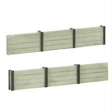 Bachmann Scenecraft Kingpost Concrete Retaining Walls (Pre-Built)