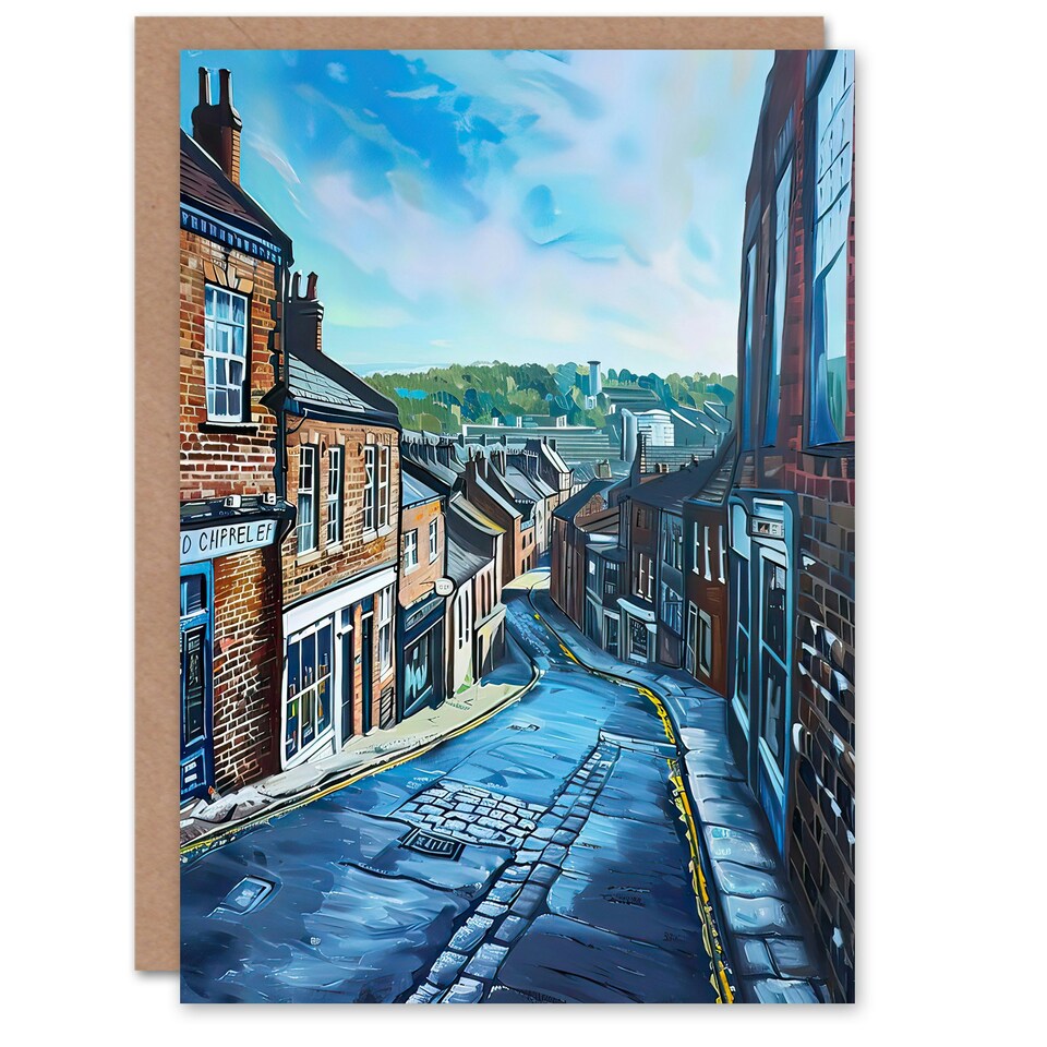 image 1 of Winding Road Barnsley South Yorkshire Him Her Birthday Card