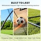 image 3 of SPORTNOW Football Rebounder Net with Carry Bag and Ground Stakes
