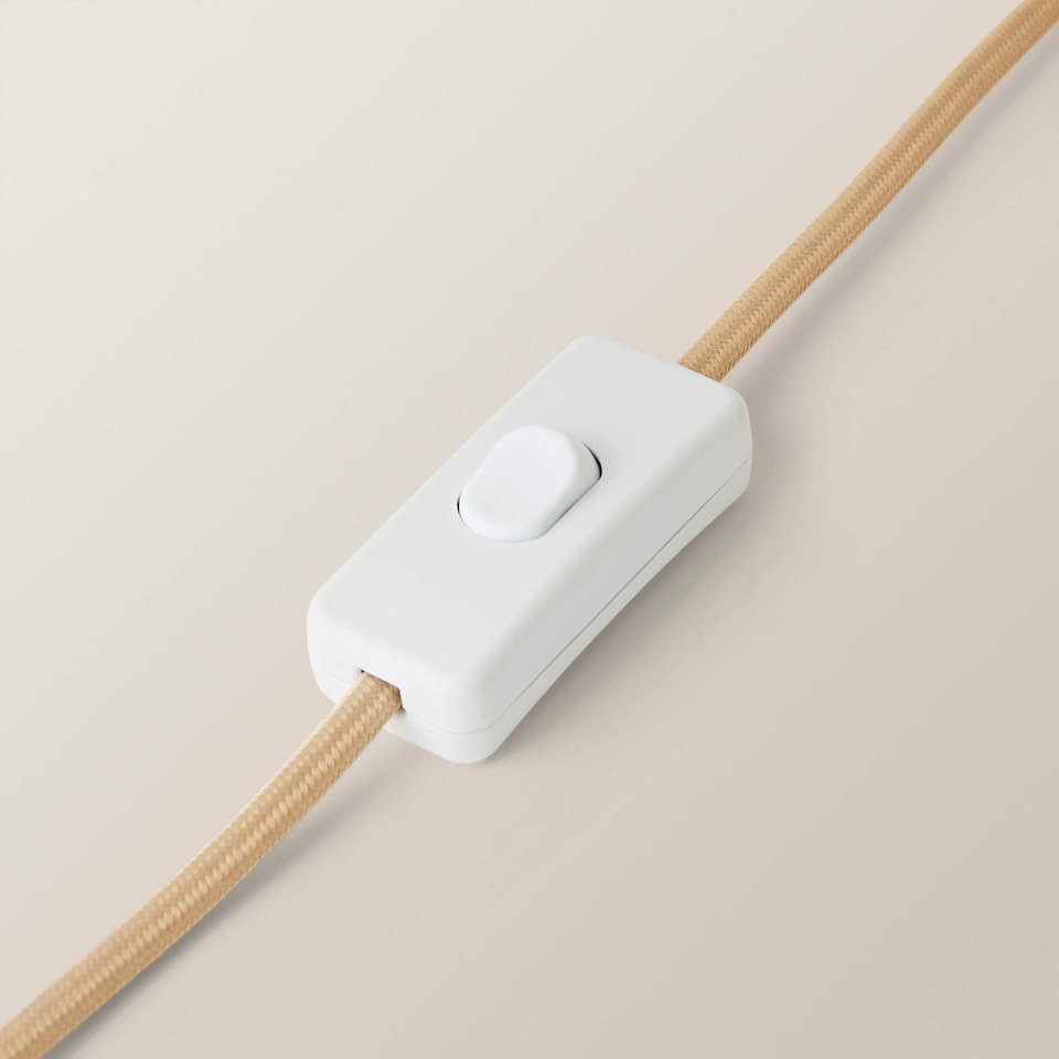 image 1 of ValueLights Bosco Natural Stone Globe Ceramic Table Lamp with Linen Blue Trim Scallop Lamp Shade