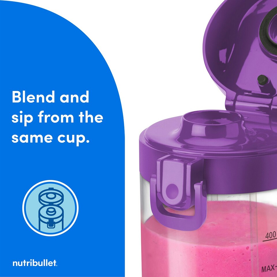 image 1 of nutribullet Portable Blender Purple Purple