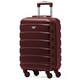 image 1 of 55x35x20cm Carry On Cabin Hard Shell Suitcase - 100+ Airlines Approved Including EasyJet (Paid), British Airways, Ryanair (Priority), TUI Purple | Burgundy | Cabin Bag