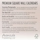 image 7 of Maltese 2026 Calendar | Square Wall Calendar | Dog Breed Gift | Plastic Free Packaging | by Avonside Publishing