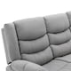 image 6 of Seattle 3 Seater Fabric Manual Recliner Sofa (Grey)