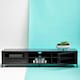 image 3 of Interiors by Premier Industrial Design Two Door Black Media Unit, Durable Construction Of TV Stand, Versatile Modern TV Cabinet | Black