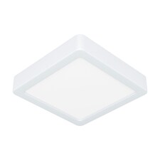 EGLO Fueva 6 Ultra-Slim White Square LED Ceiling Light WBS White