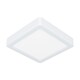 image 1 of EGLO Fueva 6 Ultra-Slim White Square LED Ceiling Light WBS White