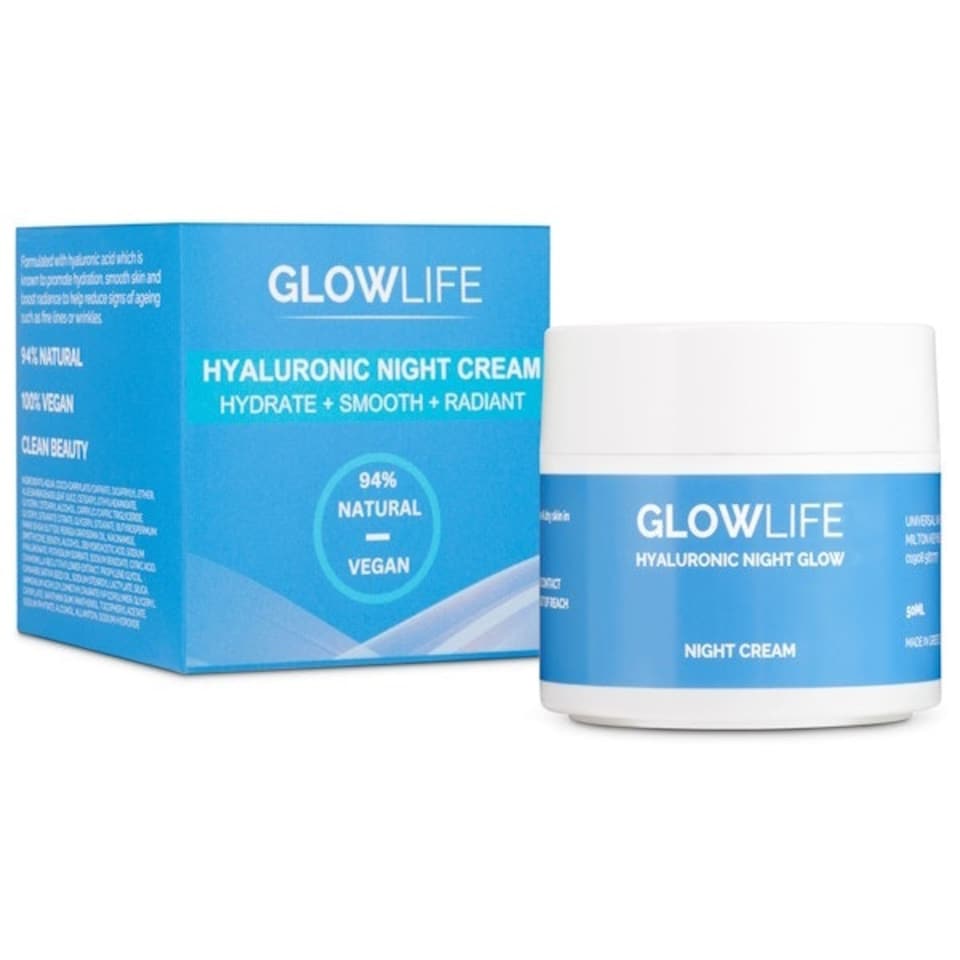 image 1 of Glowlife Hyaluronic Night Cream 50ml