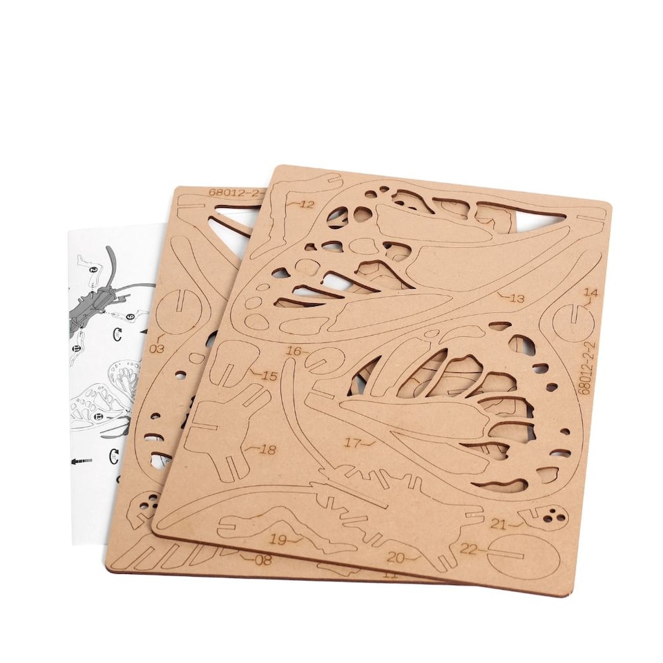 image 1 of 3D Wooden Model Kit Butterfly - Craft Gifts for 8 yrs +
