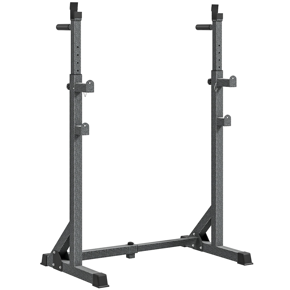 image 1 of SPORTNOW Heavy Duty Squat Rack, Adjustable Weight Barbell Stand, for Home, Gym