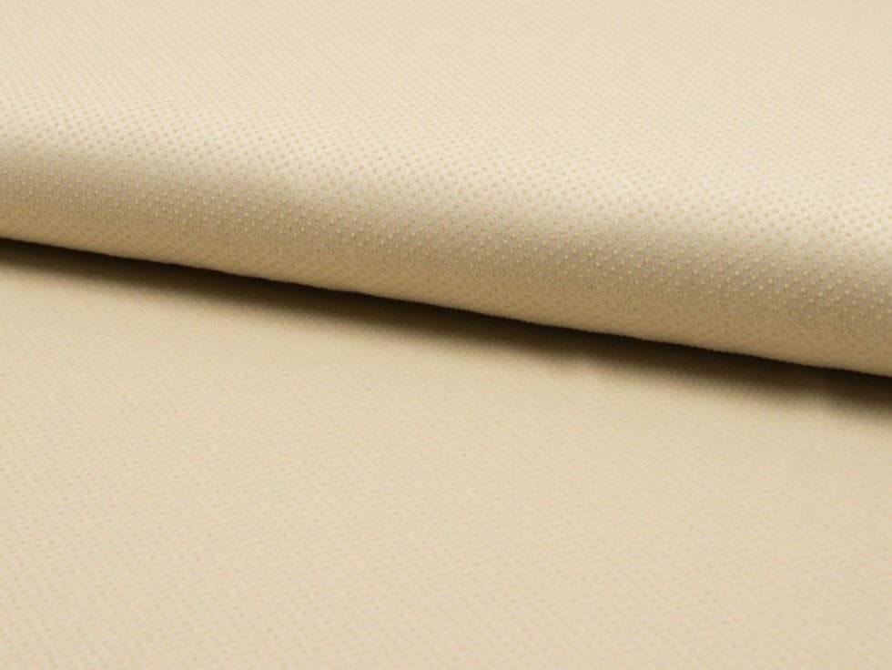 Beige Faux Suede Stretch Knit Fabric for Dressmaking, 145cm / 57" Wide - per metre
