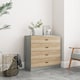 image 3 of Ash Grey - Chest of 4 Drawers | Grey | 1