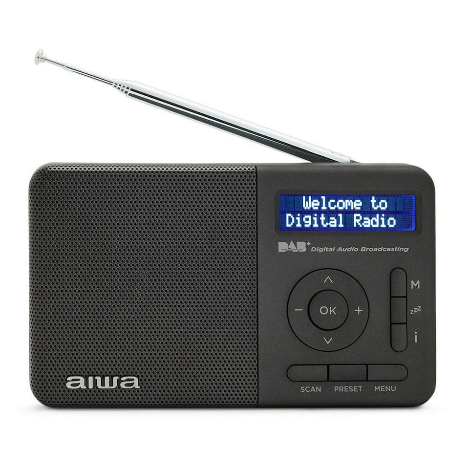 image 1 of Aiwa RD-40DAB Digital Portable DAB+/FM-RDS Radio Silver