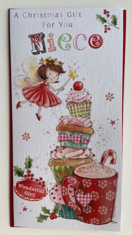 image 1 of Niece Christmas Money Wallet Card Gift Money holder Cards