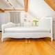 image 1 of Luff Bamboo Silk Fitted Sheet White | Single