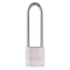 ABUS Mechanical 64Ti/30Mm Titalium Padlock 60Mm Long Shackle