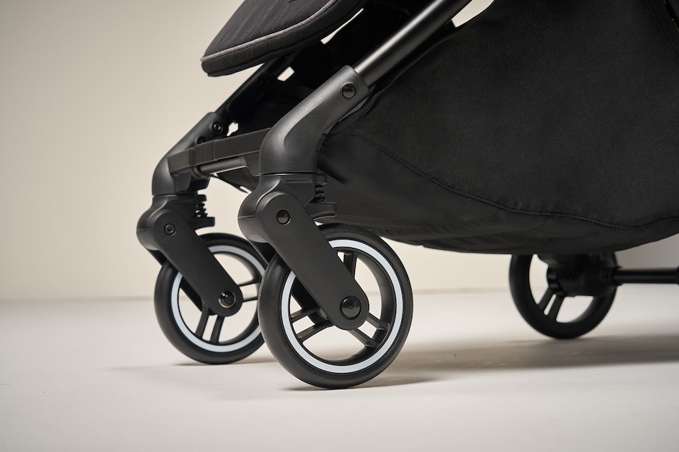 image 1 of Allis Baby Flick Auto-Fold Stroller - Lightweight Foldable Pushchair - For Newborns to up to 22kg | Black | Black | One Size | 1